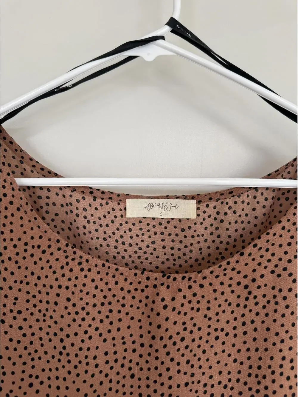 Altard'd State Rust/Brown Polka Dot Ruffle Dress - Picture 2 of 2